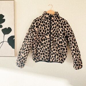 Joe Fresh Leopard Print Kids Puffer Jacket